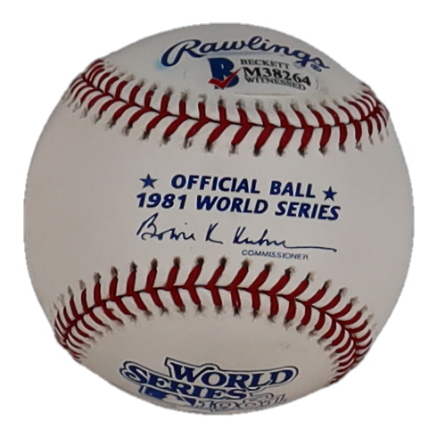 Pedro Guerrero & Steve Yeager Signed 1981 World Series Baseball (Beckett) at PristineAuction.com Pedro Guerrero & Steve Yeager Signed 1981 World Series Baseball (Beckett) at PristineAuction.com