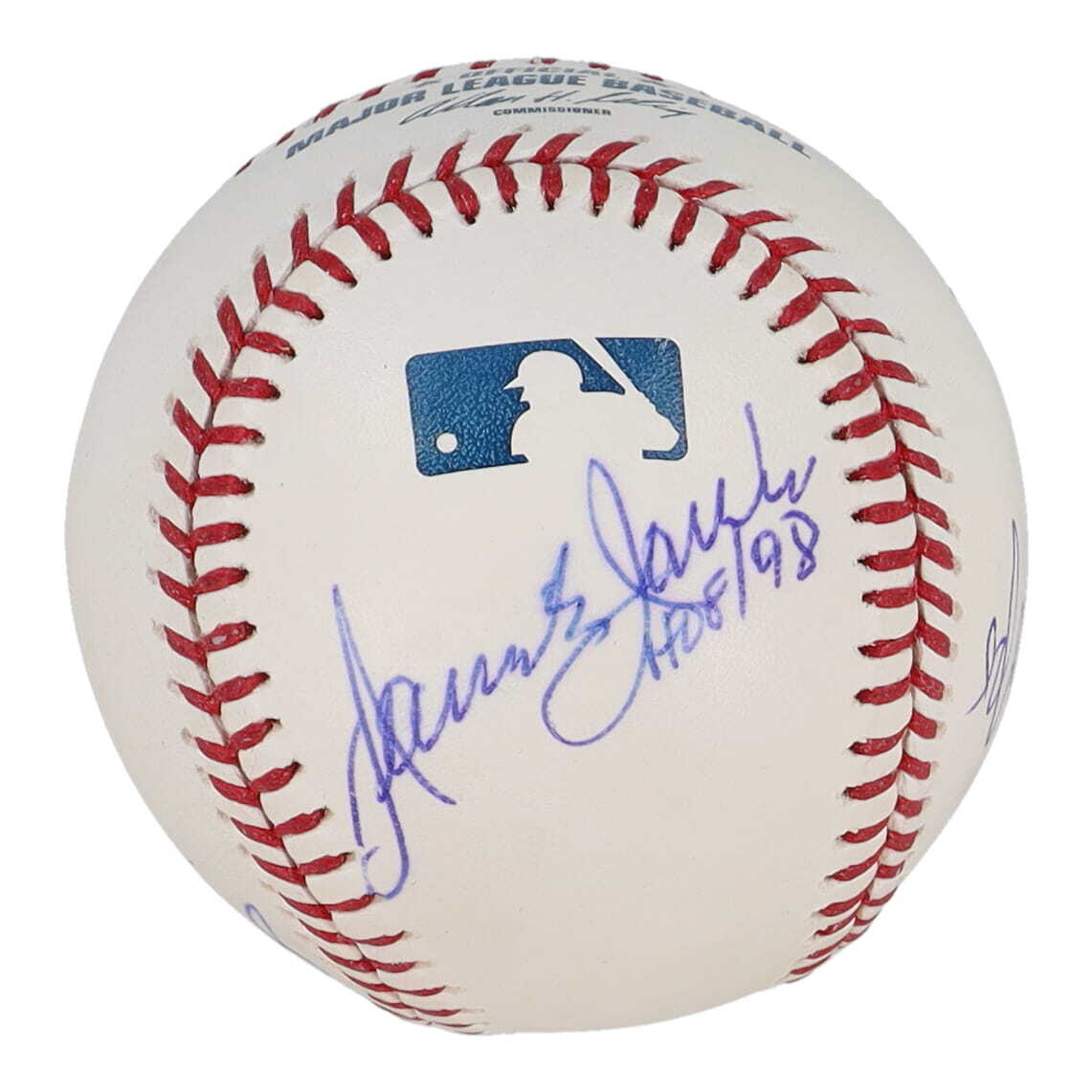 OML Baseball Signed by (4) with Davey Lopes, Jaime Jarrin, Dee Gordon & J.P. Howell Inscribed "HOF 98" (PSA) at PristineAuction.com OML Baseball Signed by (4) with Davey Lopes, Jaime Jarrin, Dee Gordon & J.P. Howell Inscribed "HOF 98" (PSA) at PristineAuction.com