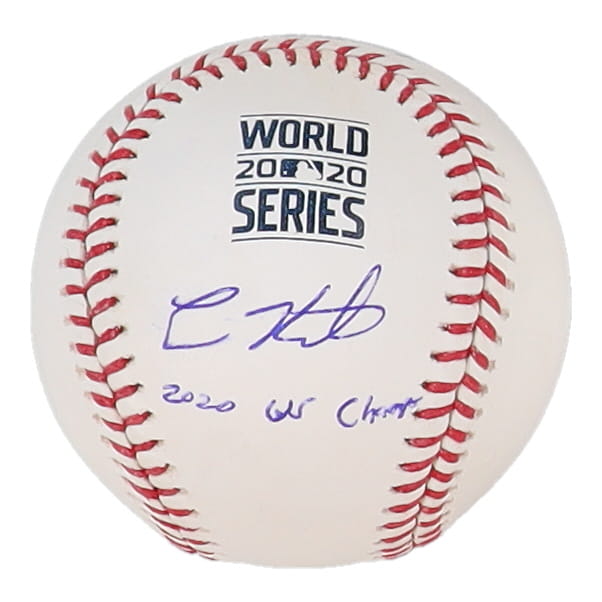 Enrique "Kike" Hernandez Signed 2020 World Series Baseball Inscribed "2020 WS Champs" (PSA) at PristineAuction.com Enrique "Kike" Hernandez Signed 2020 World Series Baseball Inscribed "2020 WS Champs" (PSA) at PristineAuction.com