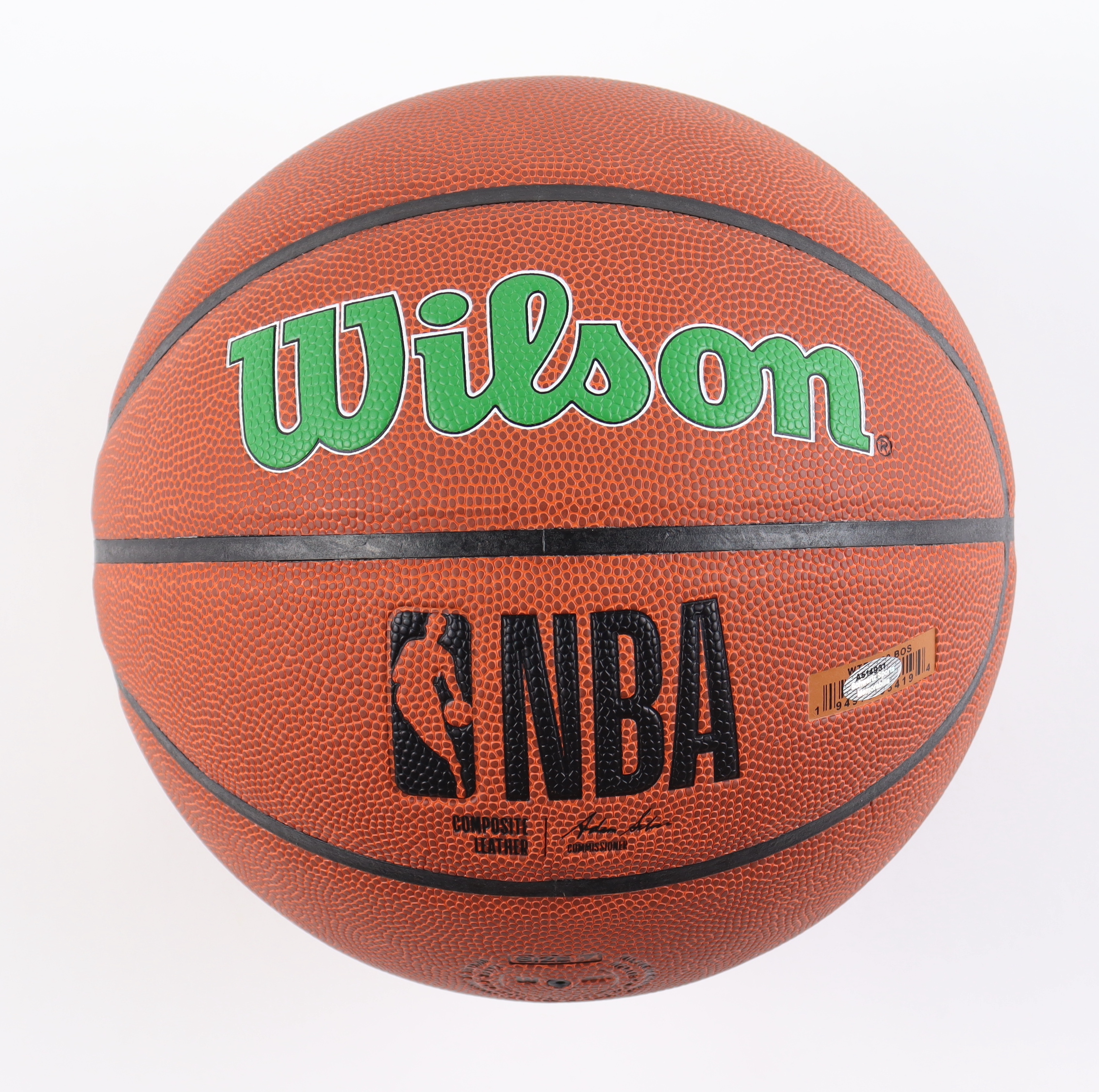 Robert Parish Signed Celtics Logo NBA Basketball Inscribed "HOF 03" (Schwartz Sports) at PristineAuction.com Robert Parish Signed Celtics Logo NBA Basketball Inscribed "HOF 03" (Schwartz Sports) at PristineAuction.com