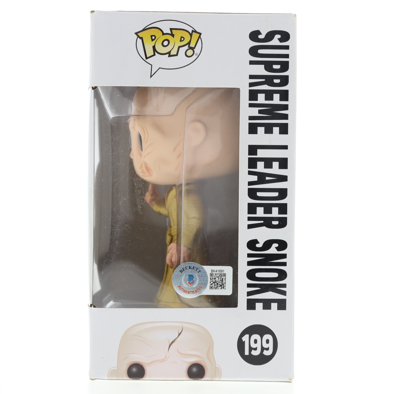 Andy Serkis Signed "Star Wars" Supreme Leader Snoke #199 Funko Pop! Vinyl Figure (Beckett) at PristineAuction.com Andy Serkis Signed "Star Wars" Supreme Leader Snoke #199 Funko Pop! Vinyl Figure (Beckett) at PristineAuction.com