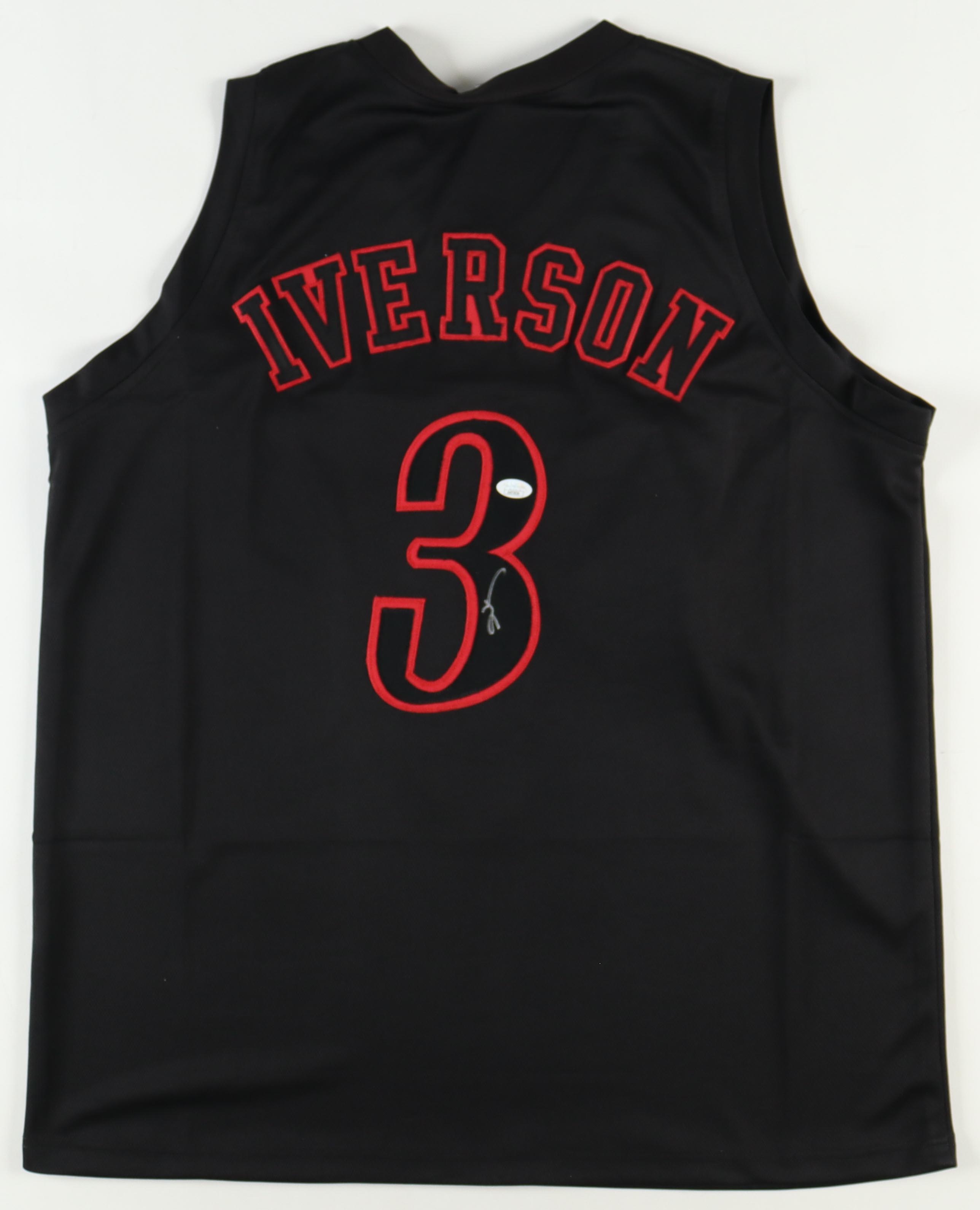 Allen Iverson Signed Jersey (JSA) at PristineAuction.com Allen Iverson Signed Jersey (JSA) at PristineAuction.com