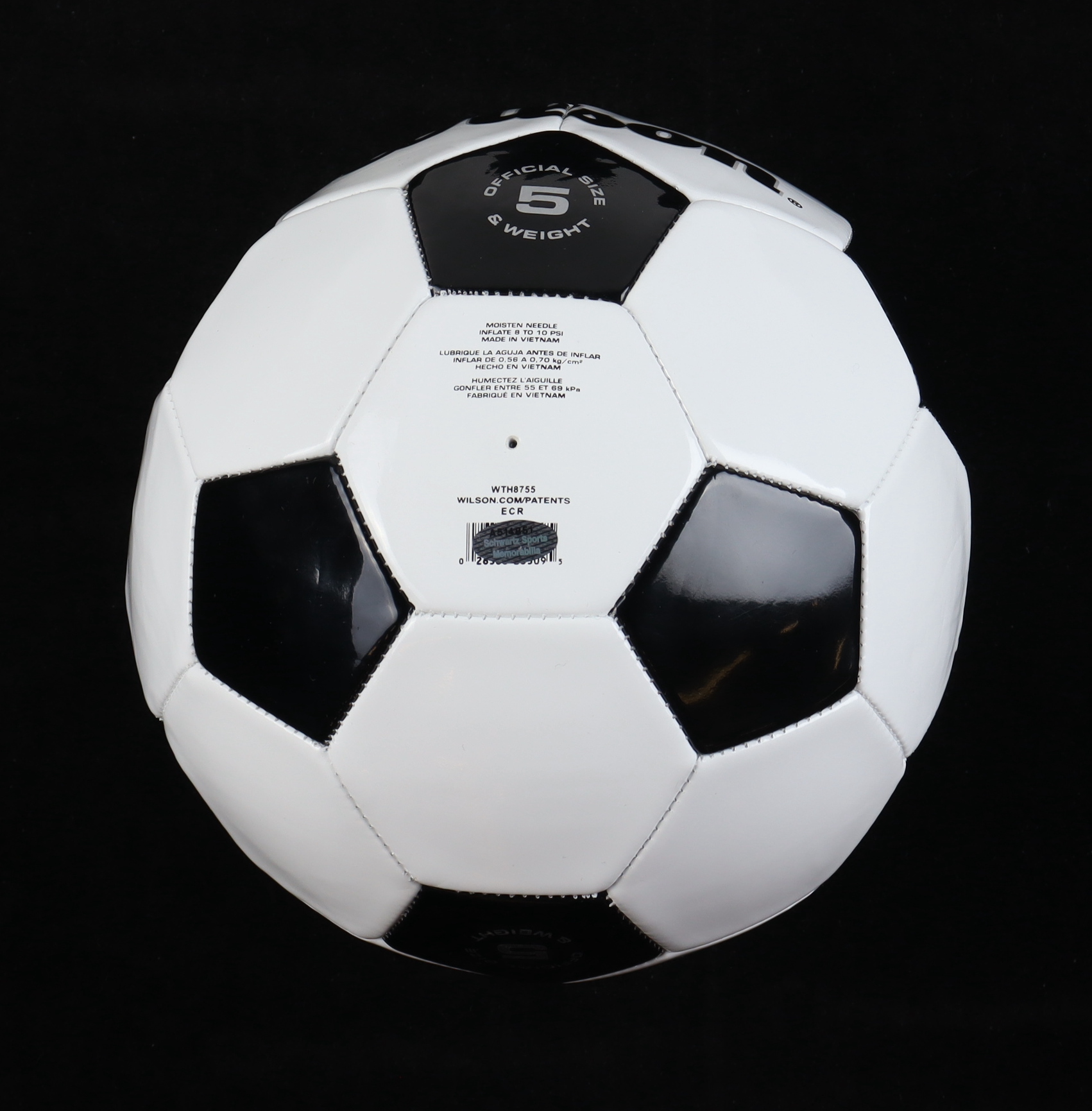 Brett Goldstein Signed Wilson Soccer Ball (Schwartz) at PristineAuction.com Brett Goldstein Signed Wilson Soccer Ball (Schwartz) at PristineAuction.com