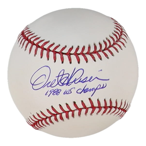 Orel Hershiser Signed OML Baseball Inscribed "1988 WS Champs" (PSA) at PristineAuction.com Orel Hershiser Signed OML Baseball Inscribed "1988 WS Champs" (PSA) at PristineAuction.com