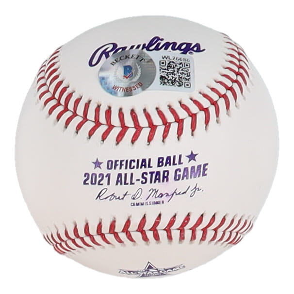 Walker Buehler Signed 2021 All-Star Game Baseball (Beckett) at PristineAuction.com Walker Buehler Signed 2021 All-Star Game Baseball (Beckett) at PristineAuction.com
