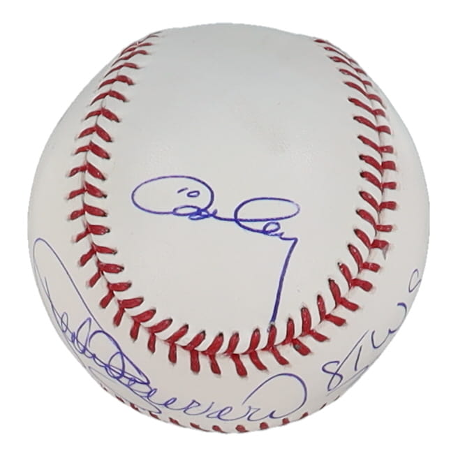 Ron Cey, Pedro Guerrero & Steve Yeager Signed OML Baseball Inscribed "81 WS MVP" (PSA) at PristineAuction.com Ron Cey, Pedro Guerrero & Steve Yeager Signed OML Baseball Inscribed "81 WS MVP" (PSA) at PristineAuction.com