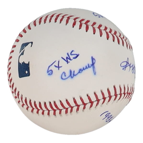 Reggie Jackson Signed OML Baseball with Multiple Inscriptions (Beckett) at PristineAuction.com Reggie Jackson Signed OML Baseball with Multiple Inscriptions (Beckett) at PristineAuction.com