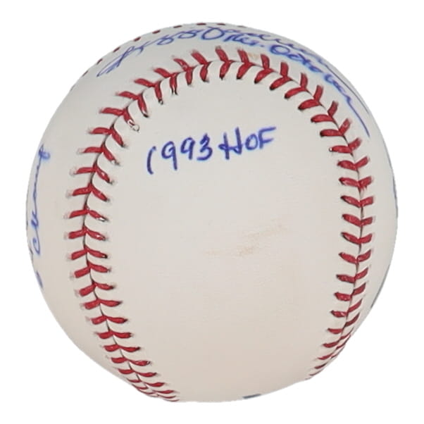 Reggie Jackson Signed OML Baseball with Multiple Inscriptions (Beckett) at PristineAuction.com Reggie Jackson Signed OML Baseball with Multiple Inscriptions (Beckett) at PristineAuction.com