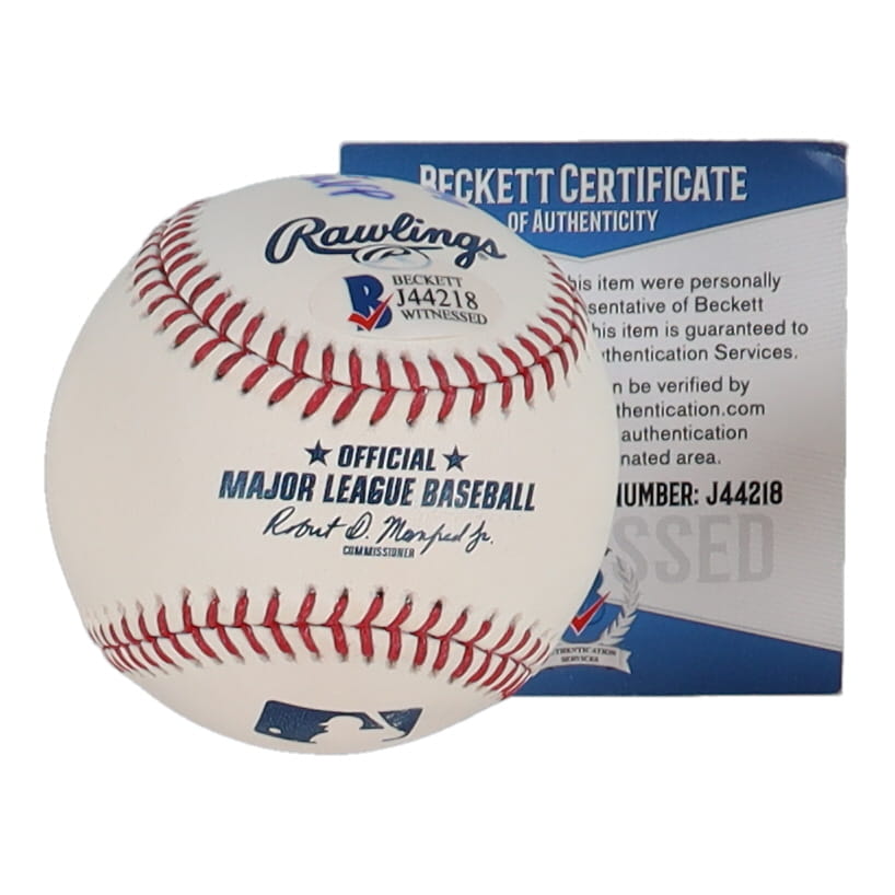 Reggie Jackson Signed OML Baseball with Multiple Inscriptions (Beckett) at PristineAuction.com Reggie Jackson Signed OML Baseball with Multiple Inscriptions (Beckett) at PristineAuction.com