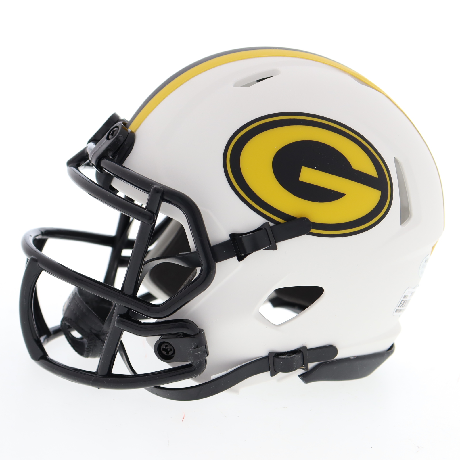 Brett Favre Signed Packers Lunar Eclipse Alternate Speed Mini Helmet (Favre & Schwartz) at PristineAuction.com Brett Favre Signed Packers Lunar Eclipse Alternate Speed Mini Helmet (Favre & Schwartz) at PristineAuction.com