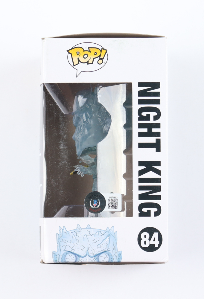 Richard Brake Signed "Game of Thrones" #84 Night King Funko Pop! Vinyl Figure Inscribed "Night King" (Beckett) at PristineAuction.com Richard Brake Signed "Game of Thrones" #84 Night King Funko Pop! Vinyl Figure Inscribed "Night King" (Beckett) at PristineAuction.com