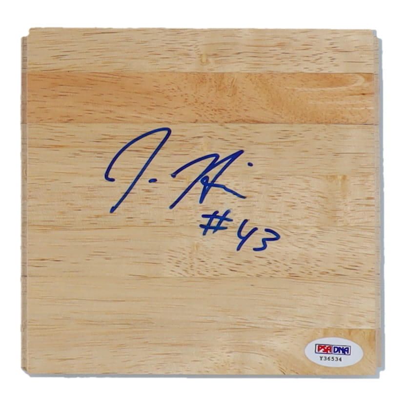 Jordan Hill Signed 6x6 Wood Floorboard Piece (PSA) at PristineAuction.com Jordan Hill Signed 6x6 Wood Floorboard Piece (PSA) at PristineAuction.com