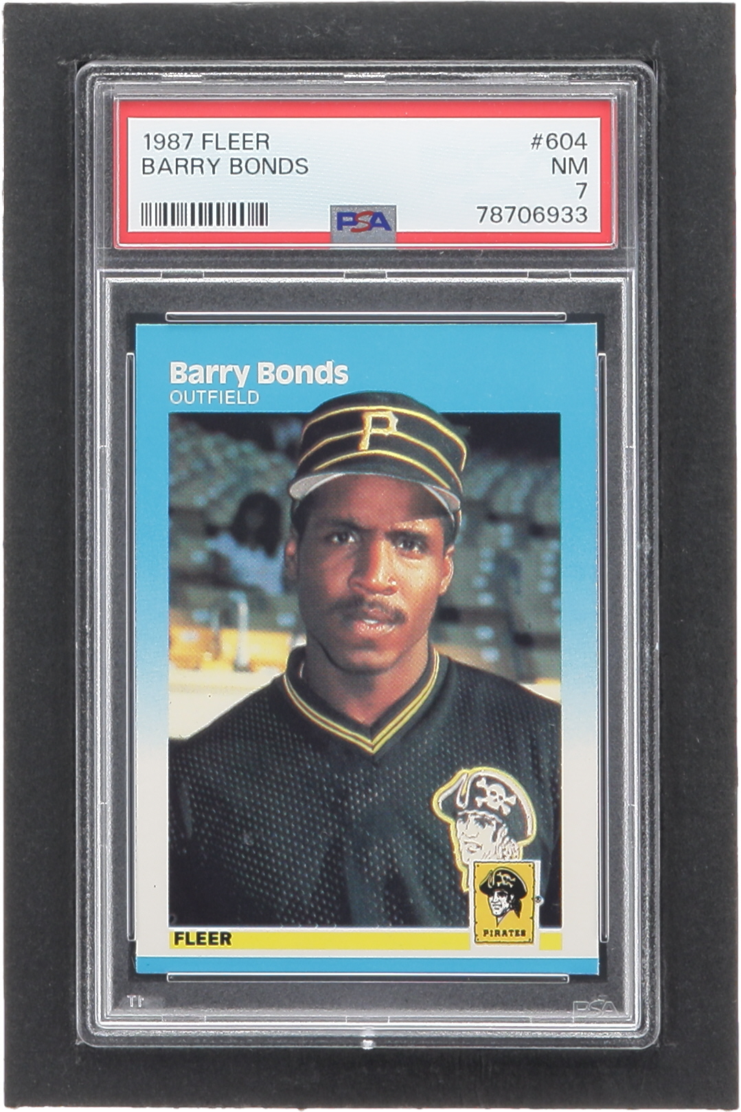 Barry Bonds 1987 Fleer #604 RC (PSA 7) at PristineAuction.com Barry Bonds 1987 Fleer #604 RC (PSA 7) at PristineAuction.com