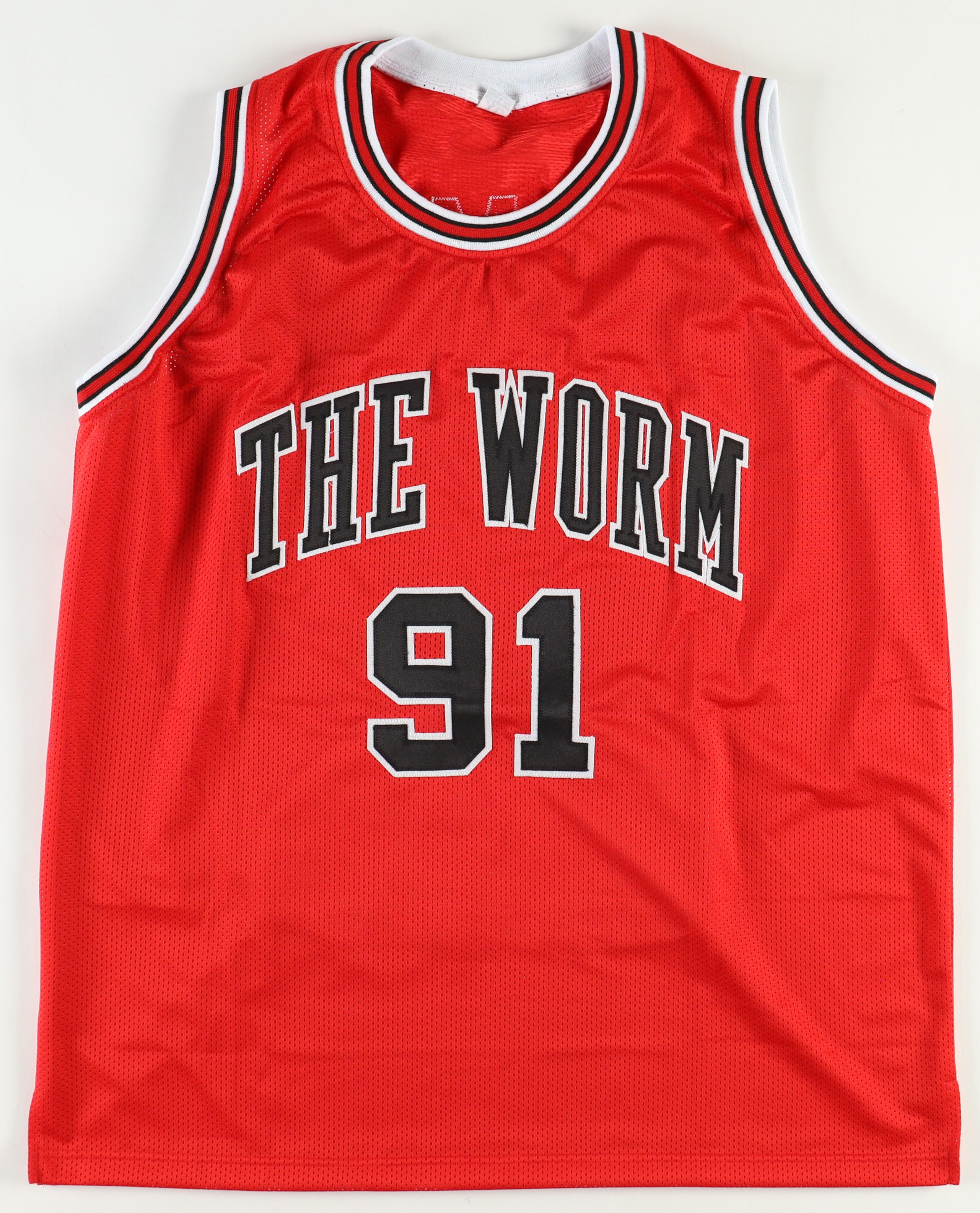 Dennis Rodman Signed Career Highlight Stat Jersey (JSA) at PristineAuction.com Dennis Rodman Signed Career Highlight Stat Jersey (JSA) at PristineAuction.com