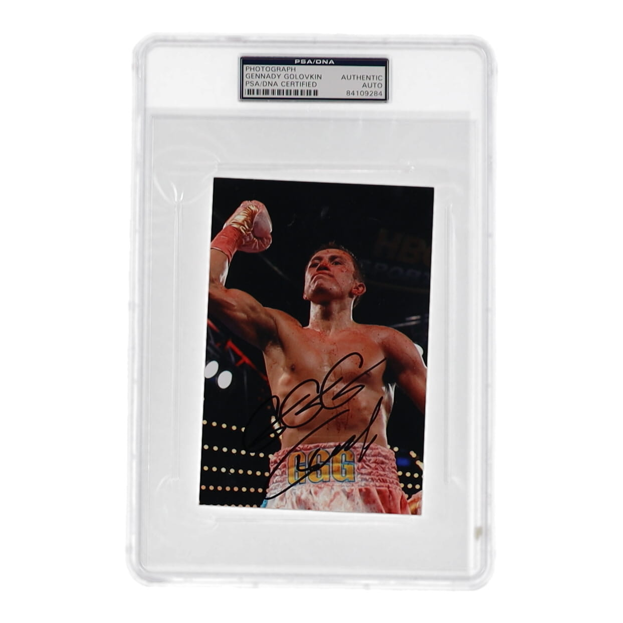 Gennady Golovkin Signed 4x6 Photo (PSA) at PristineAuction.com Gennady Golovkin Signed 4x6 Photo (PSA) at PristineAuction.com