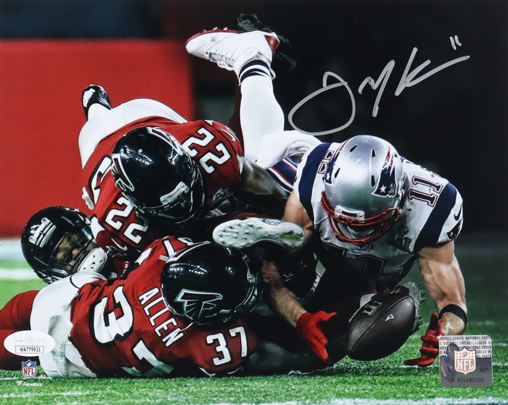 Julian Edelman Signed Patriots 8x10 Photo (JSA) at PristineAuction.com Julian Edelman Signed Patriots 8x10 Photo (JSA) at PristineAuction.com