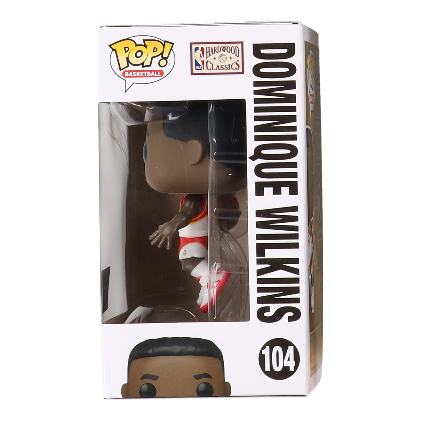 Dominique Wilkins Signed Hawks #104 Funko Pop! Vinyl Figure (Schwartz) at PristineAuction.com Dominique Wilkins Signed Hawks #104 Funko Pop! Vinyl Figure (Schwartz) at PristineAuction.com
