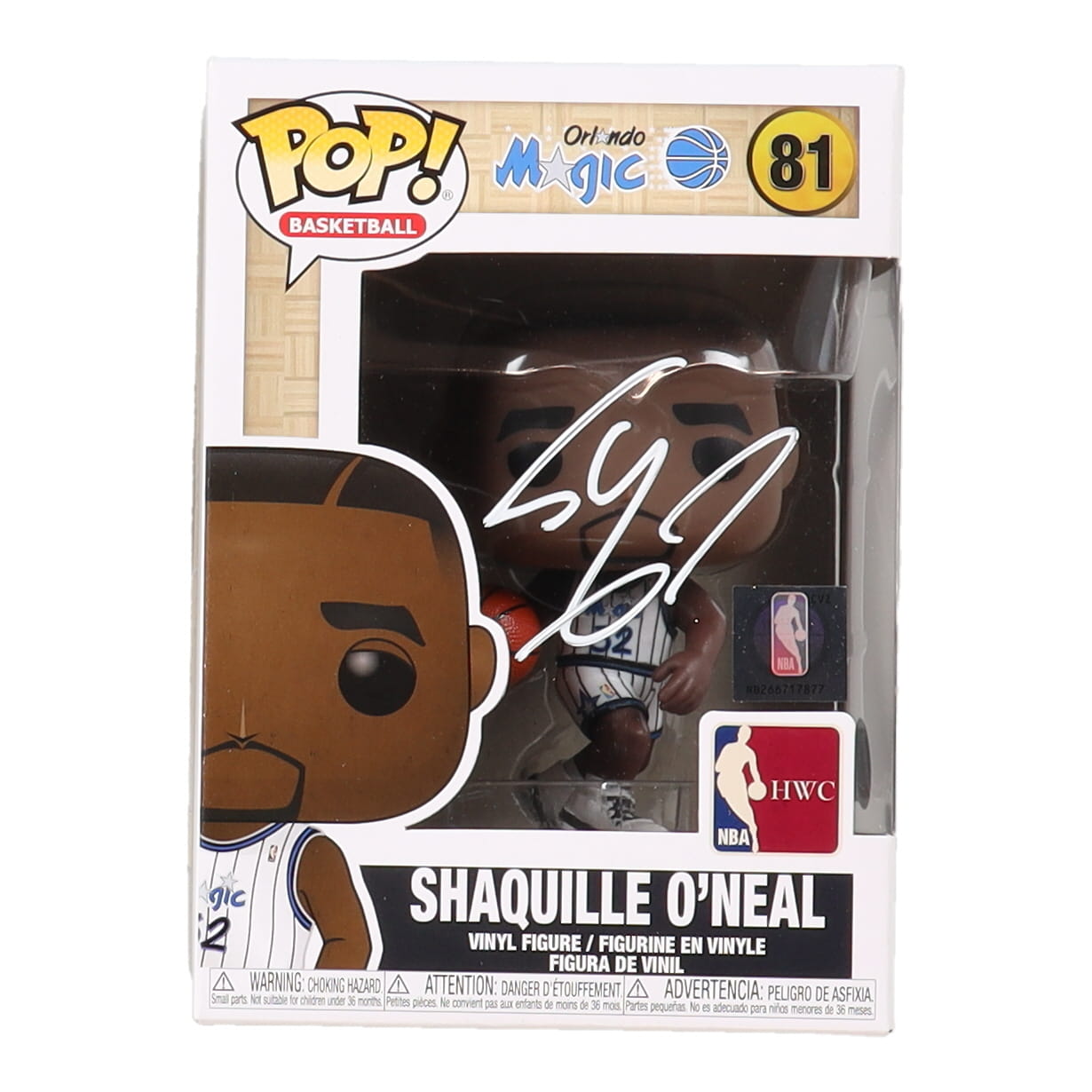 Shaquille O'Neal Signed Magic #81 Funko Pop! Vinyl Figure (Beckett) at PristineAuction.com Shaquille O'Neal Signed Magic #81 Funko Pop! Vinyl Figure (Beckett) at PristineAuction.com