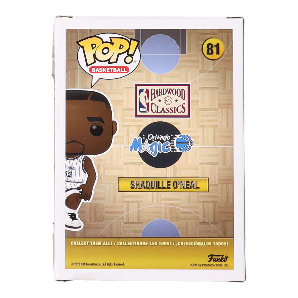 Shaquille O'Neal Signed Magic #81 Funko Pop! Vinyl Figure (Beckett) at PristineAuction.com Shaquille O'Neal Signed Magic #81 Funko Pop! Vinyl Figure (Beckett) at PristineAuction.com