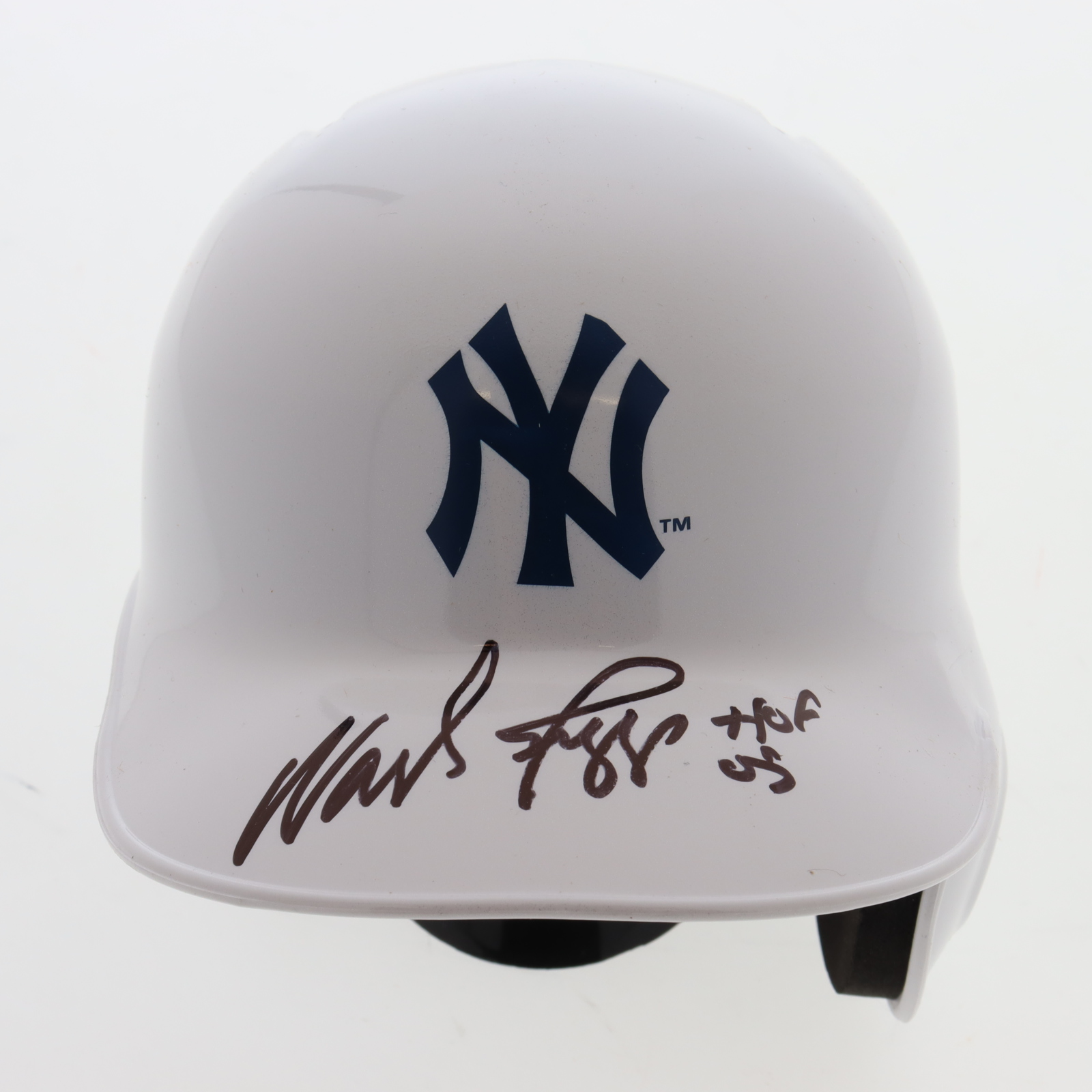 Wade Boggs Signed Yankees Mini Batting Helmet Inscribed "HOF 05" (Beckett) at PristineAuction.com Wade Boggs Signed Yankees Mini Batting Helmet Inscribed "HOF 05" (Beckett) at PristineAuction.com