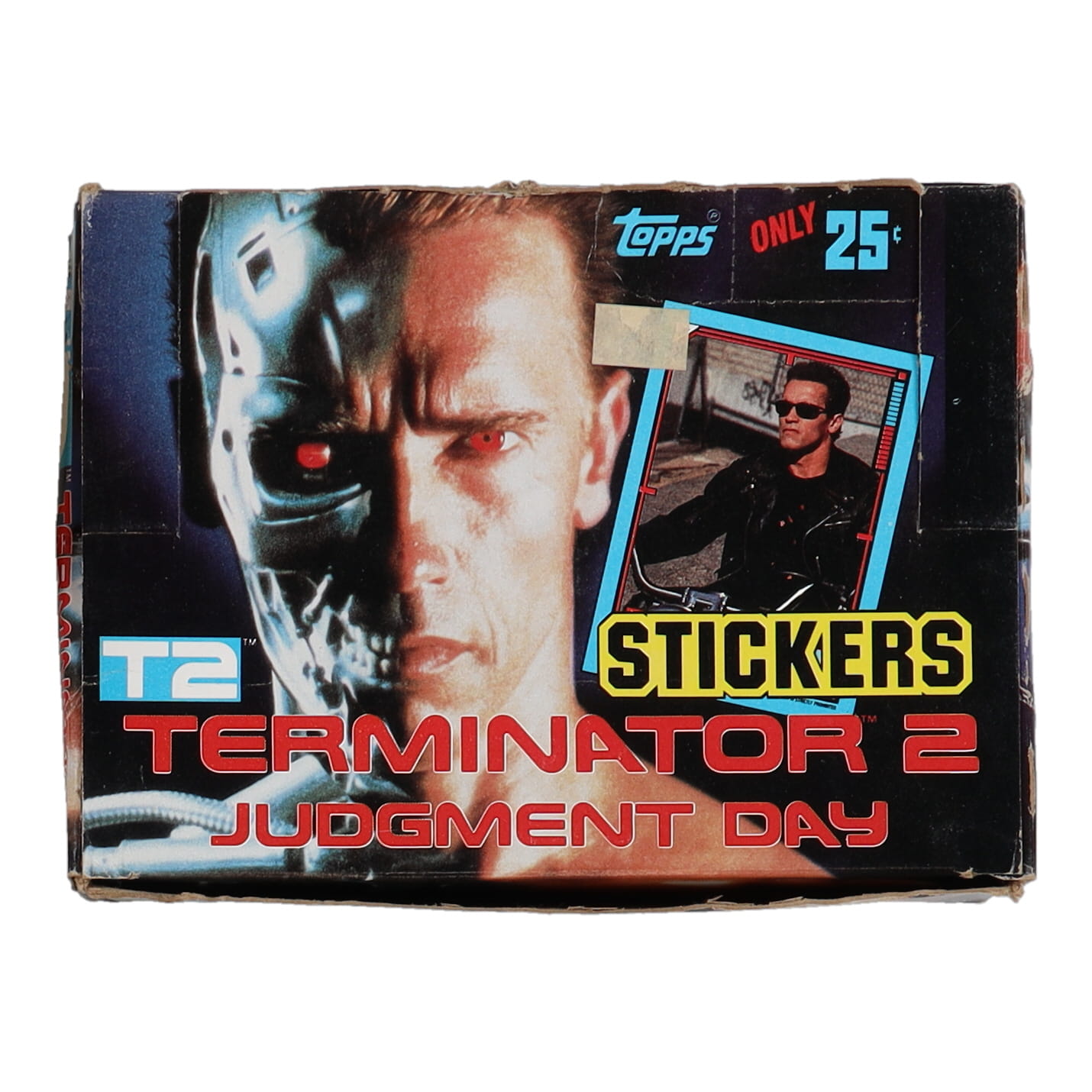 1992 Topps Terminator 2 Stickers Box of (48) Packs at PristineAuction.com 1992 Topps Terminator 2 Stickers Box of (48) Packs at PristineAuction.com