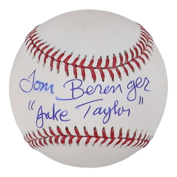 Tom Berenger Signed OML Baseball Inscribed "Jake Taylor" (Beckett) at PristineAuction.com Tom Berenger Signed OML Baseball Inscribed "Jake Taylor" (Beckett) at PristineAuction.com