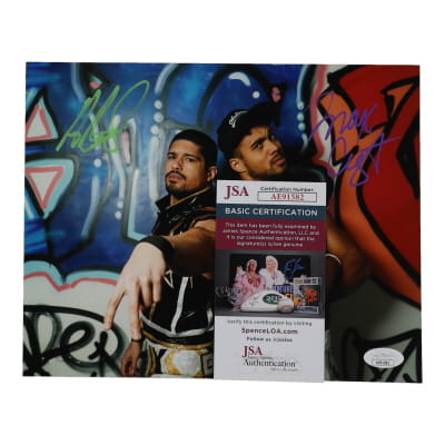 Max Caster & Anthony Bowens Signed AEW 8x10 Photo (JSA) at PristineAuction.com Max Caster & Anthony Bowens Signed AEW 8x10 Photo (JSA) at PristineAuction.com