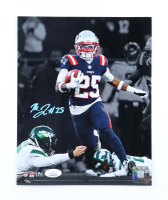 Marcus Jones Signed Patriots 8x10 Photo (JSA) at PristineAuction.com