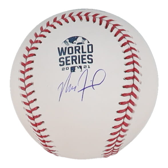 Max Fried Signed 2021 World Series Logo Baseball (MLB & Fanatics) at PristineAuction.com Max Fried Signed 2021 World Series Logo Baseball (MLB & Fanatics) at PristineAuction.com