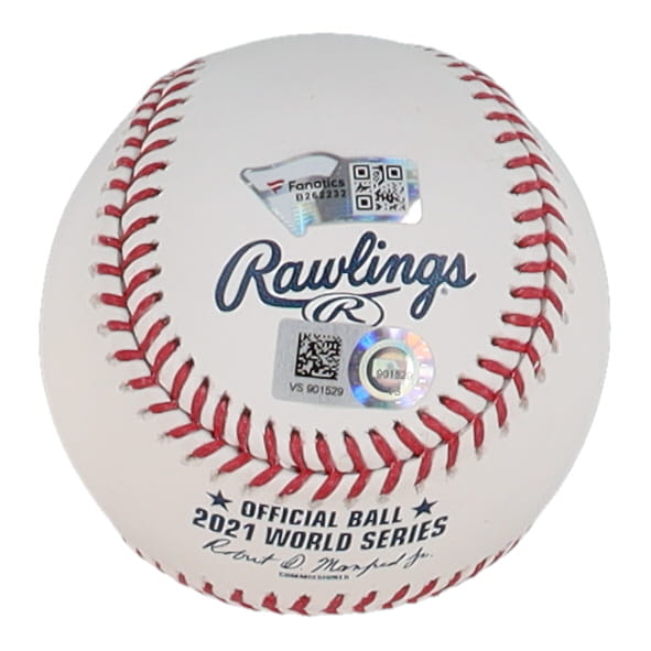 Max Fried Signed 2021 World Series Logo Baseball (MLB & Fanatics) at PristineAuction.com Max Fried Signed 2021 World Series Logo Baseball (MLB & Fanatics) at PristineAuction.com