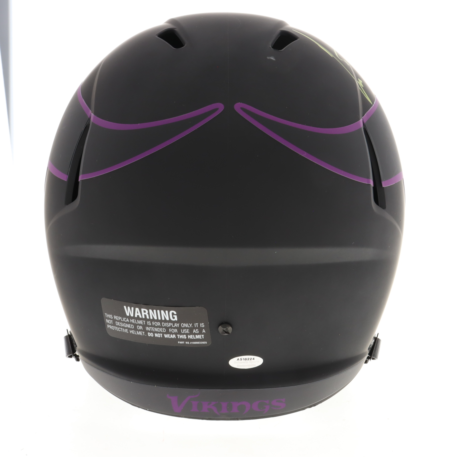 Cris Carter Signed Vikings Full-Size Eclipse Alternate Speed Helmet (Schwartz) at PristineAuction.com Cris Carter Signed Vikings Full-Size Eclipse Alternate Speed Helmet (Schwartz) at PristineAuction.com