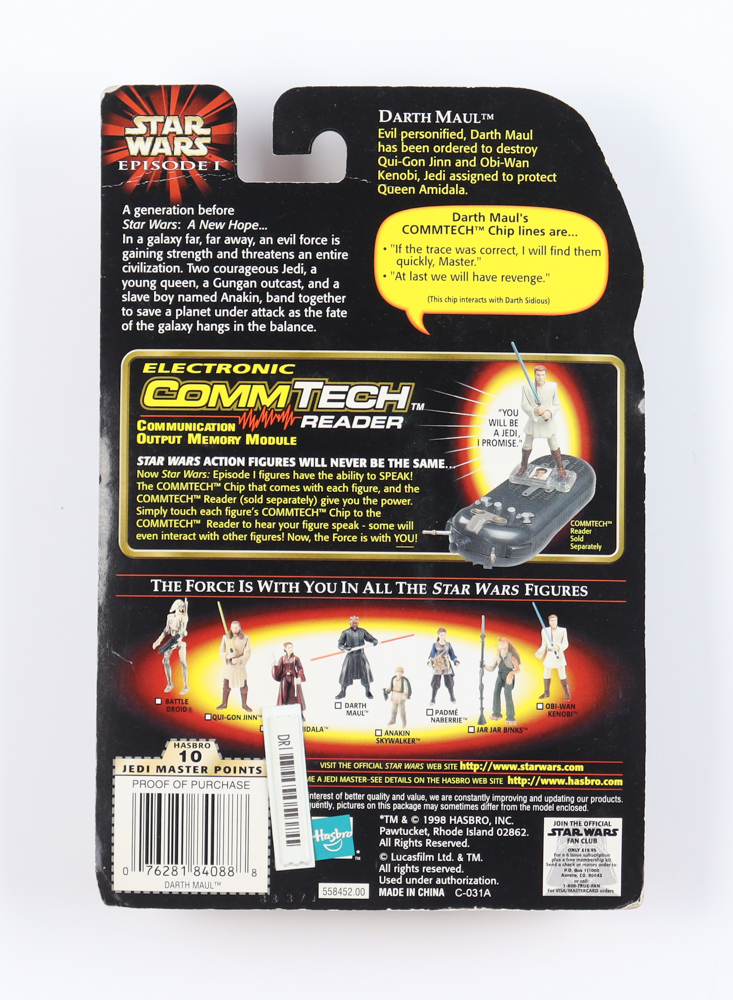 Ray Park Signed "Star Wars" Darth Maul Action Figure (Beckett