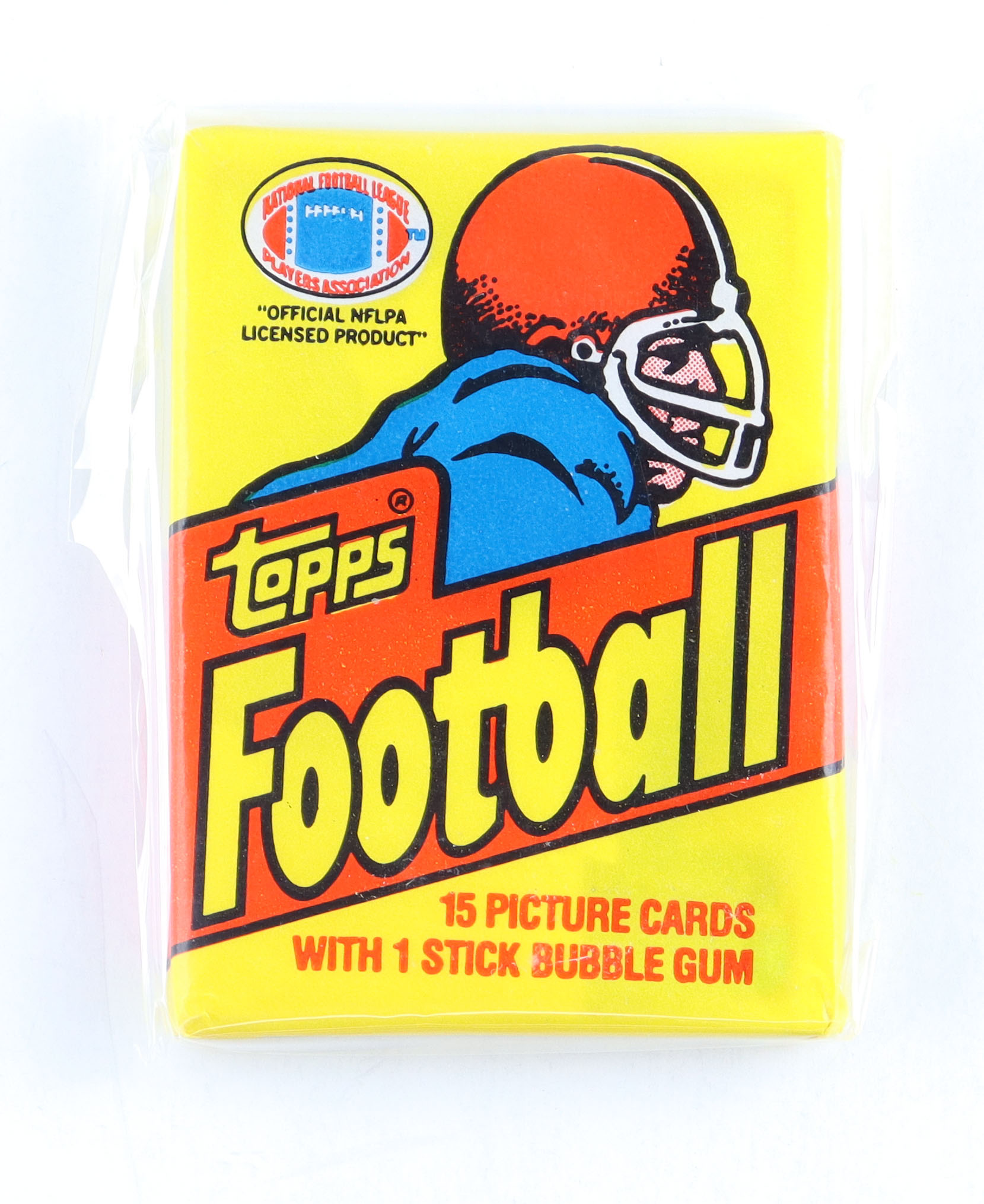 1981 Topps Football Wax Pack with (15) Cards at PristineAuction.com 1981 Topps Football Wax Pack with (15) Cards at PristineAuction.com