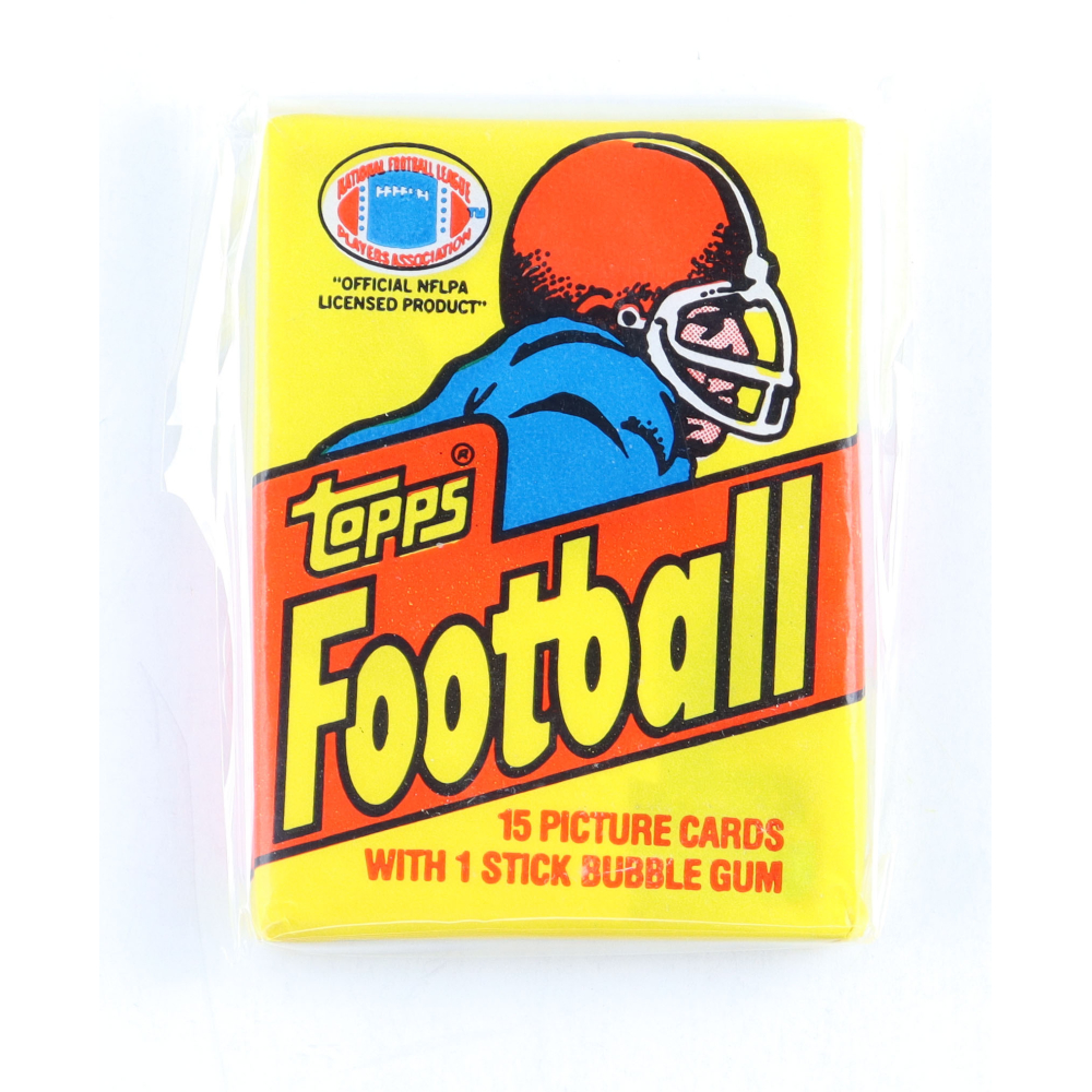 1981 Topps Football Wax Pack with (15) Cards Pristine Auction