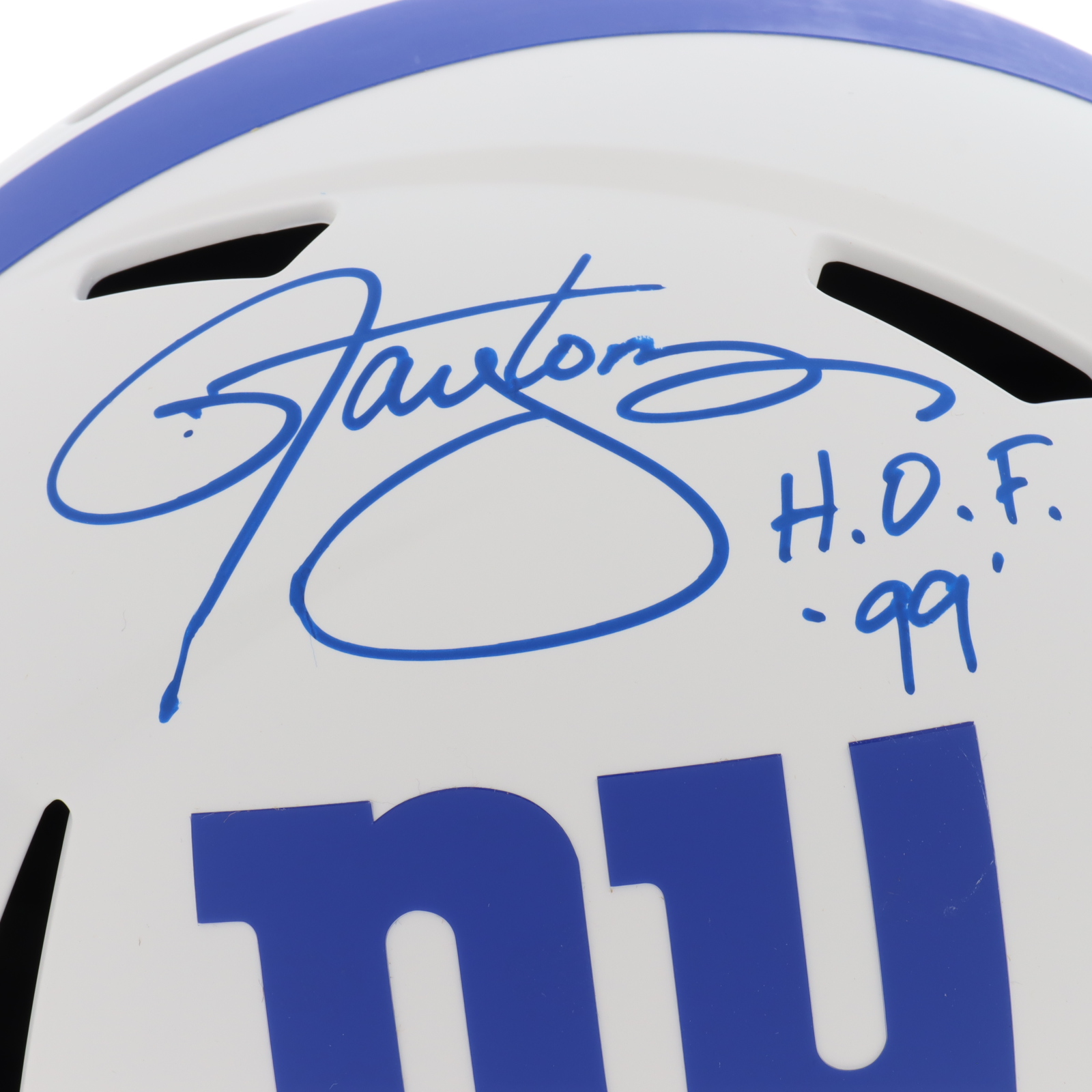 Lawrence Taylor Signed Giants Full-Size Lunar Eclipse Alternate Speed Helmet Inscribed "H.O.F.-99" (JSA) at PristineAuction.com Lawrence Taylor Signed Giants Full-Size Lunar Eclipse Alternate Speed Helmet Inscribed "H.O.F.-99" (JSA) at PristineAuction.com