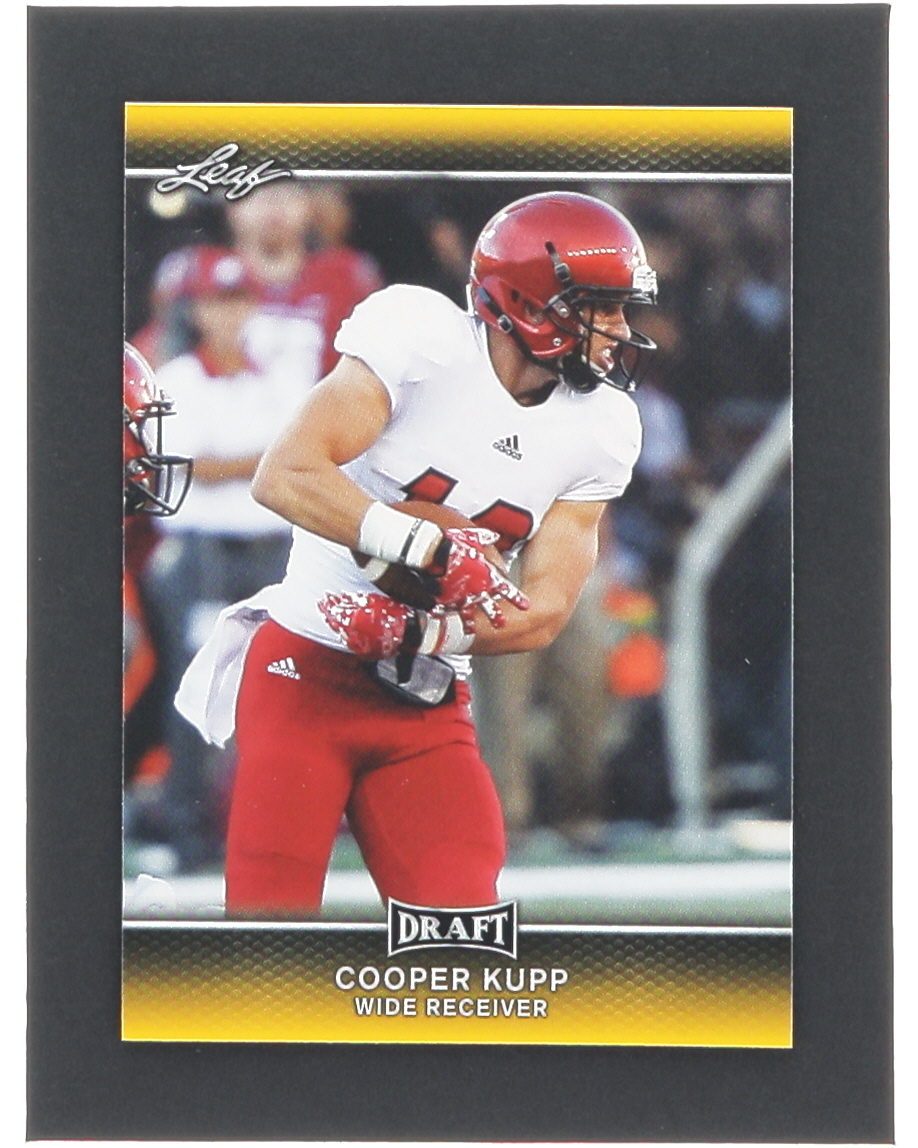 Cooper Kupp 2017 Leaf Draft Gold #13 RC at PristineAuction.com Cooper Kupp 2017 Leaf Draft Gold #13 RC at PristineAuction.com