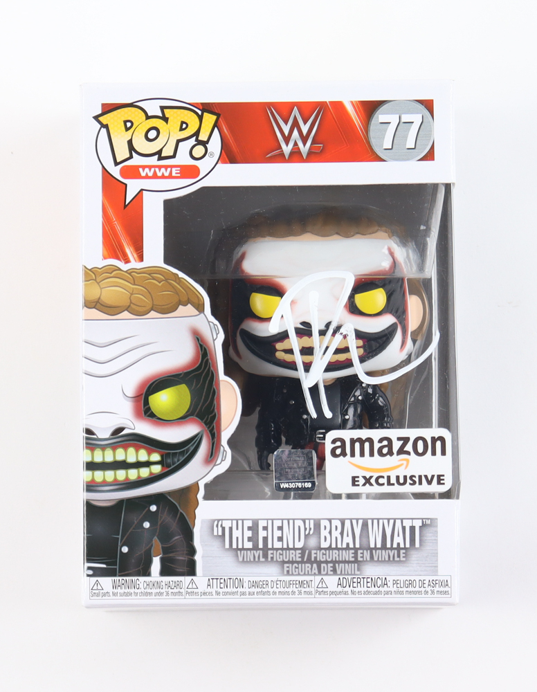 Bray Wyatt Signed "The Fiend" Bray Wyatt "WWE" #77 Funko Pop! Vinyl Figure (PSA) at PristineAuction.com Bray Wyatt Signed "The Fiend" Bray Wyatt "WWE" #77 Funko Pop! Vinyl Figure (PSA) at PristineAuction.com