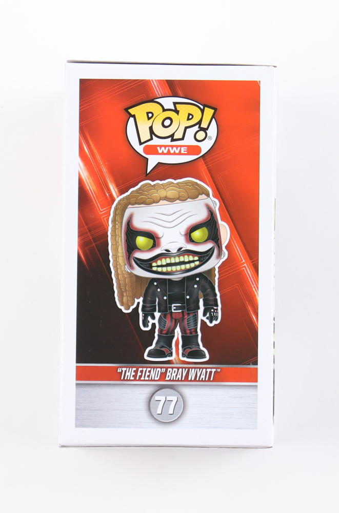 Bray Wyatt Signed "The Fiend" Bray Wyatt "WWE" #77 Funko Pop! Vinyl Figure (PSA) at PristineAuction.com Bray Wyatt Signed "The Fiend" Bray Wyatt "WWE" #77 Funko Pop! Vinyl Figure (PSA) at PristineAuction.com