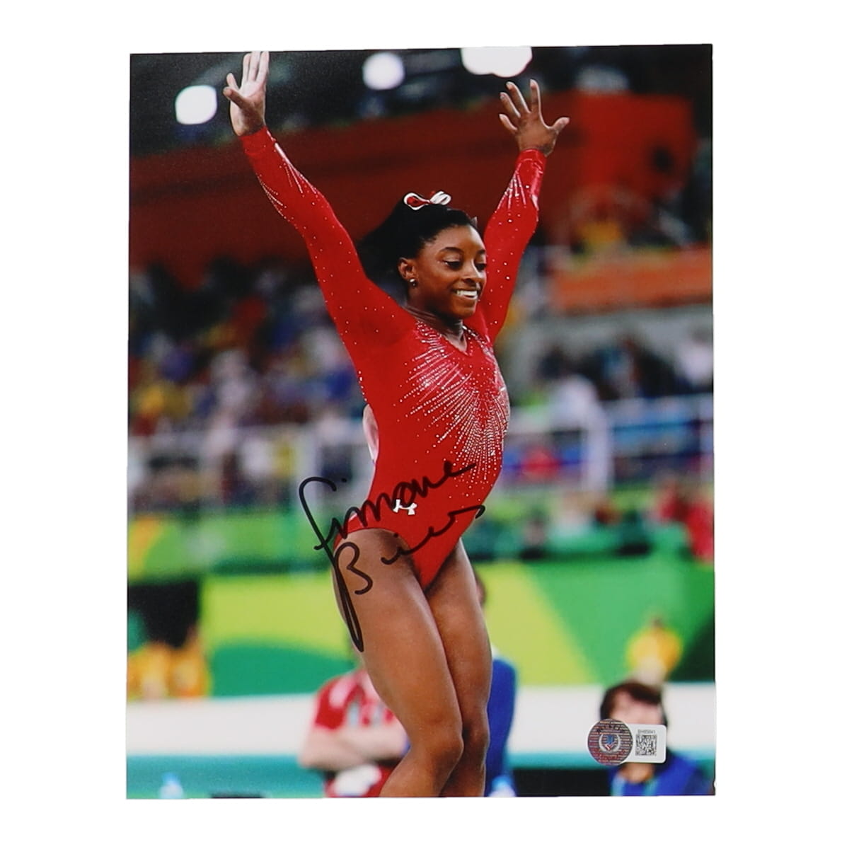 Simone Biles Signed 8x10 Photo (Beckett) at PristineAuction.com Simone Biles Signed 8x10 Photo (Beckett) at PristineAuction.com