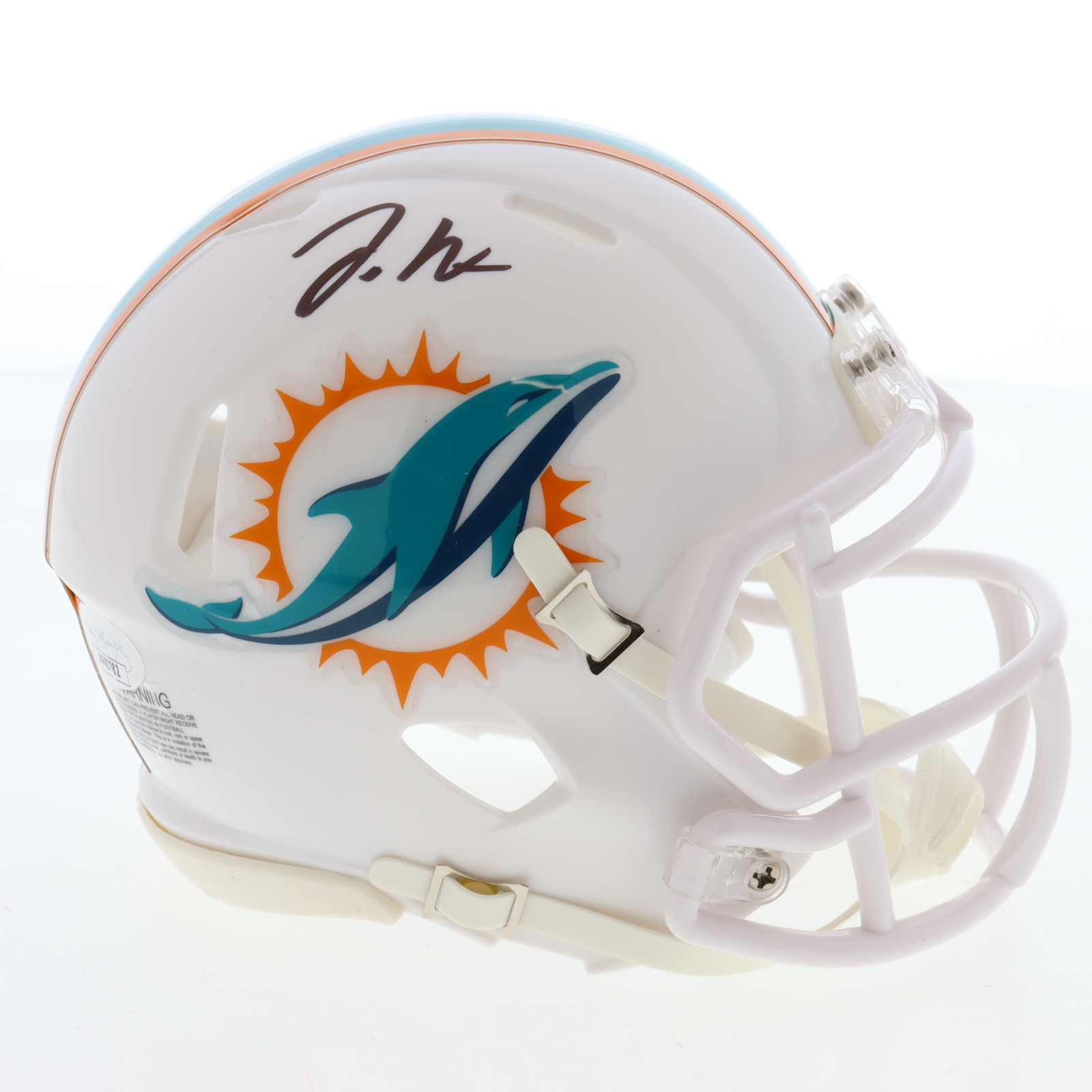 Jaylen Waddle Signed Dolphins Speed Mini Helmet (JSA) at PristineAuction.com Jaylen Waddle Signed Dolphins Speed Mini Helmet (JSA) at PristineAuction.com