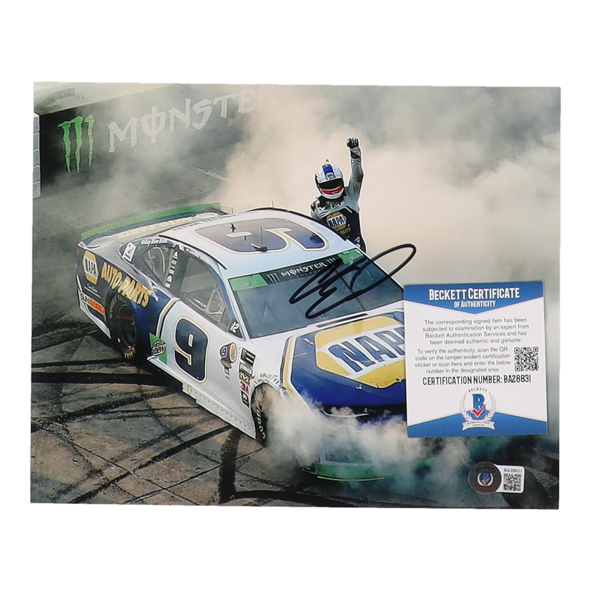 Chase Elliott Signed NASCAR 8x10 Photo (Beckett) at PristineAuction.com Chase Elliott Signed NASCAR 8x10 Photo (Beckett) at PristineAuction.com