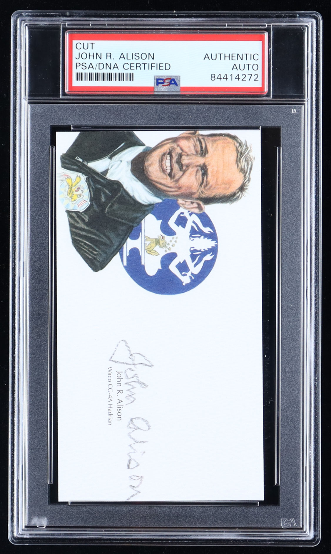 John R. Alison John R. Alison Signed Cut With Portrait (PSA) | Pristine Auction