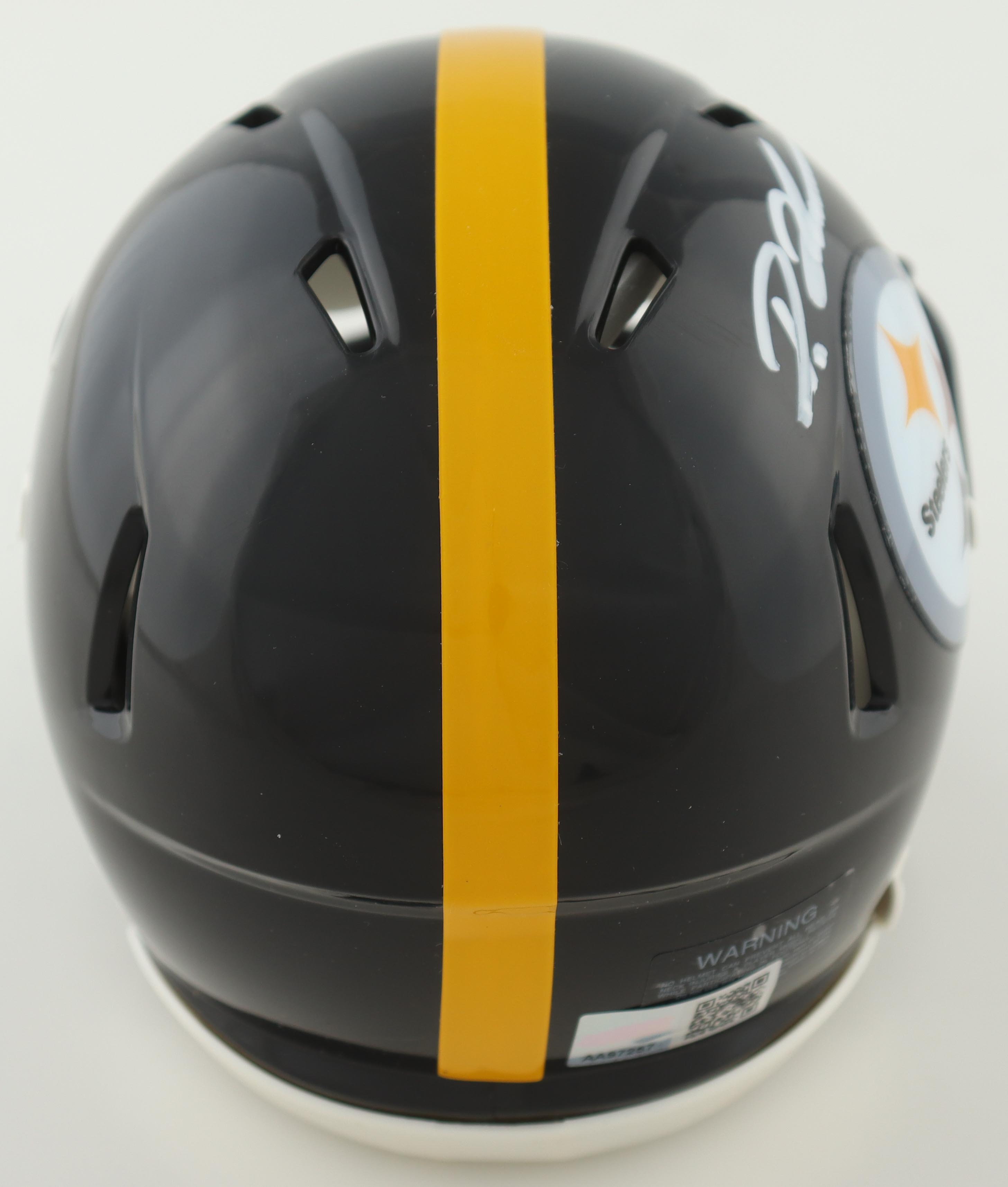 Diontae Johnson Signed Steelers Speed Mini Helmet (TSE) at PristineAuction.com Diontae Johnson Signed Steelers Speed Mini Helmet (TSE) at PristineAuction.com