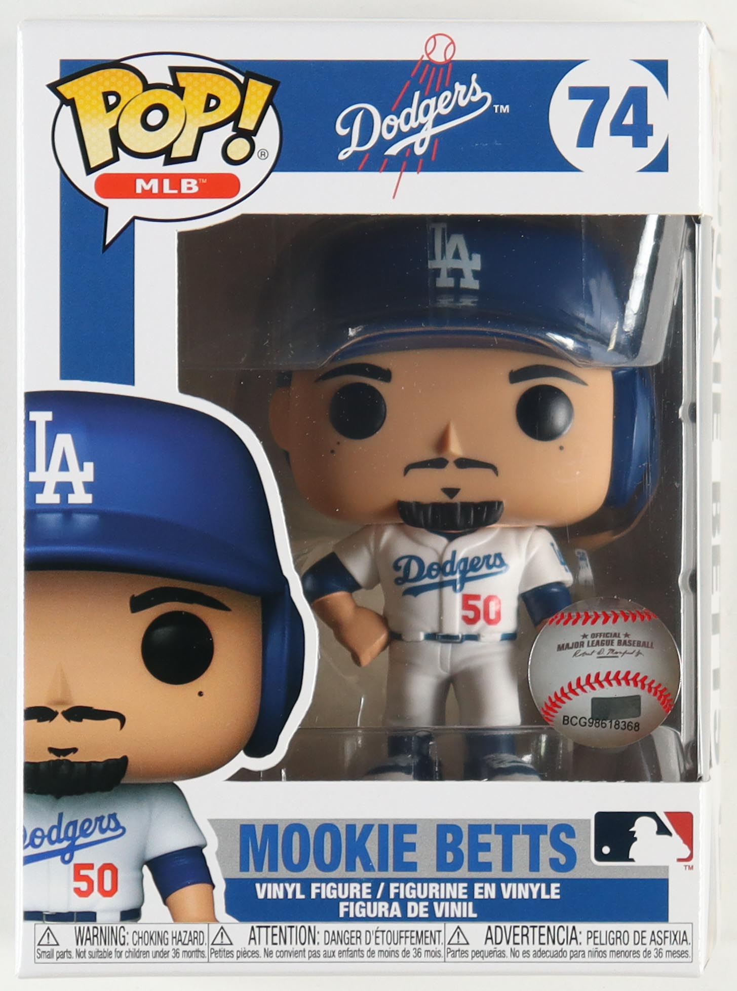 Mookie Bets Dodgers #74 Funko Pop! MLB Vinyl Figure at PristineAuction.com Mookie Bets Dodgers #74 Funko Pop! MLB Vinyl Figure at PristineAuction.com