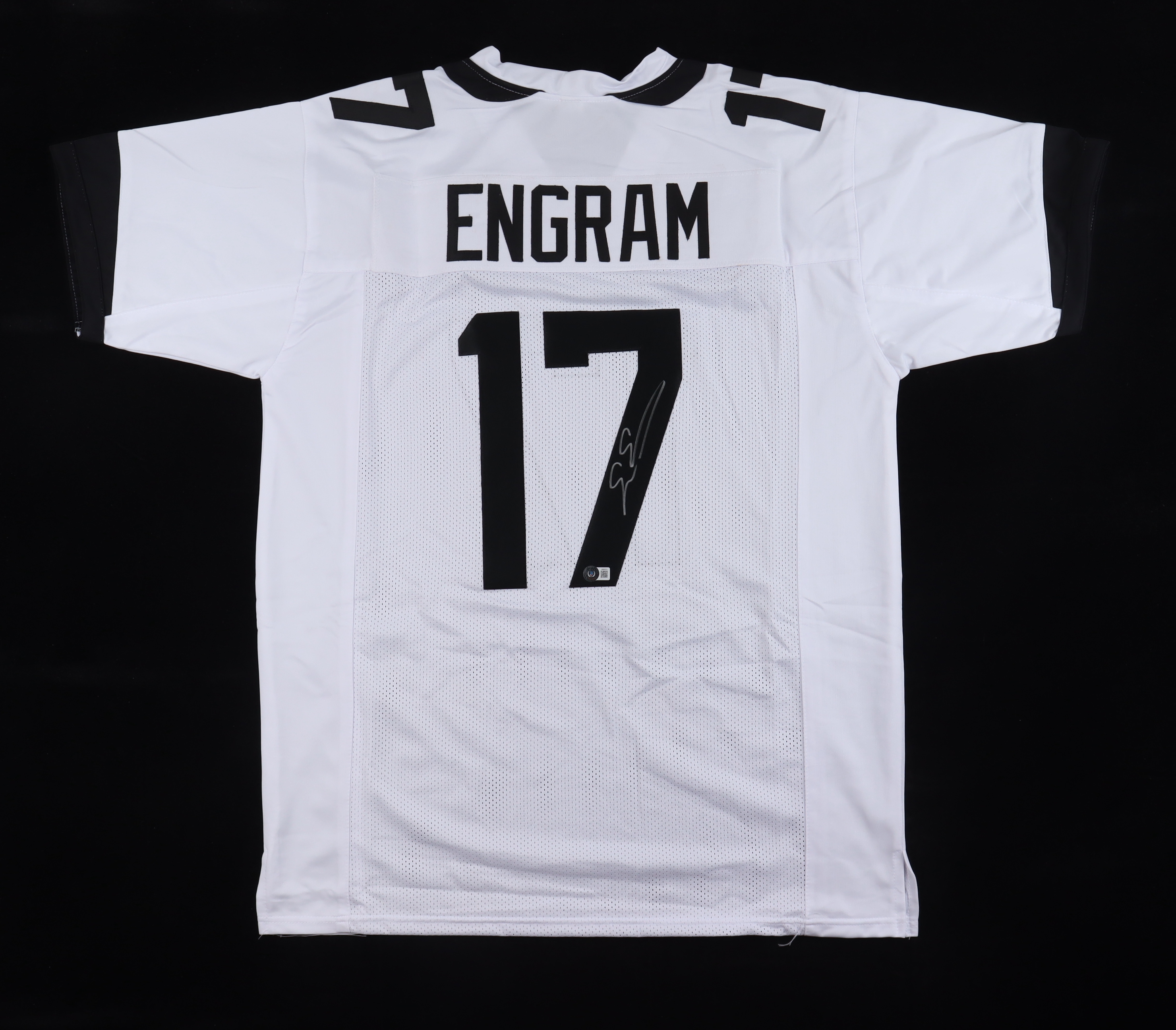 Evan Engram Signed Jersey (Beckett) at PristineAuction.com Evan Engram Signed Jersey (Beckett) at PristineAuction.com