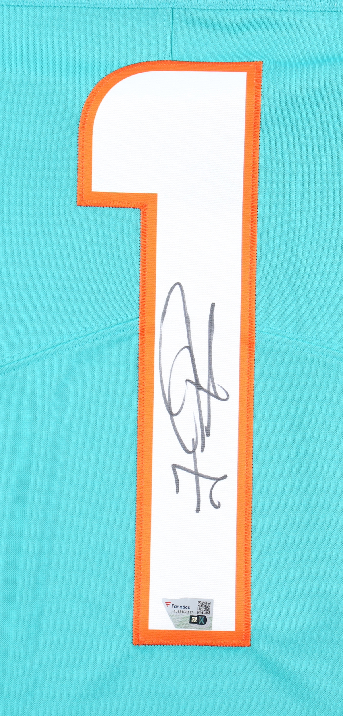 Tua Tagovailoa Signed Dolpins Jersey (Fanatics) at PristineAuction.com Tua Tagovailoa Signed Dolpins Jersey (Fanatics) at PristineAuction.com