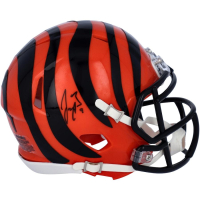 Joe Burrow Signed Bengals Speed Mini Helmet (Fanatics) at PristineAuction.com