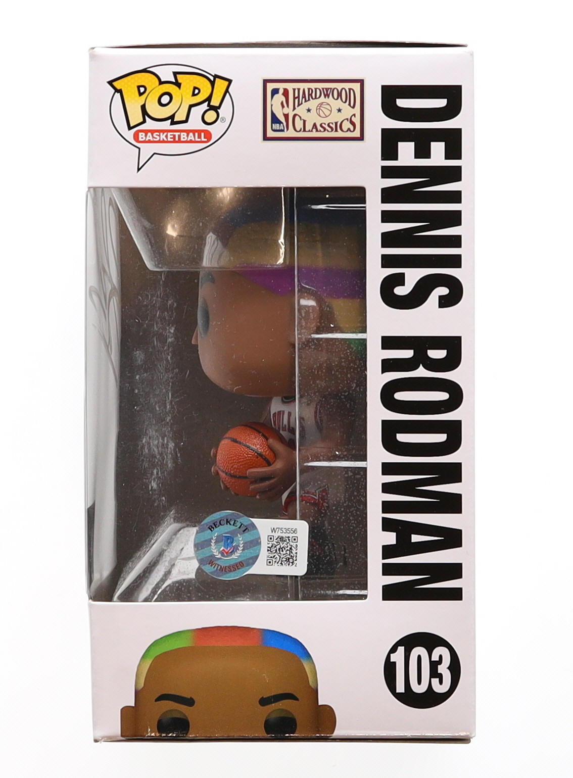 Dennis Rodman Signed Bulls #103 Funko Pop! Vinyl Figure (Beckett) at PristineAuction.com Dennis Rodman Signed Bulls #103 Funko Pop! Vinyl Figure (Beckett) at PristineAuction.com