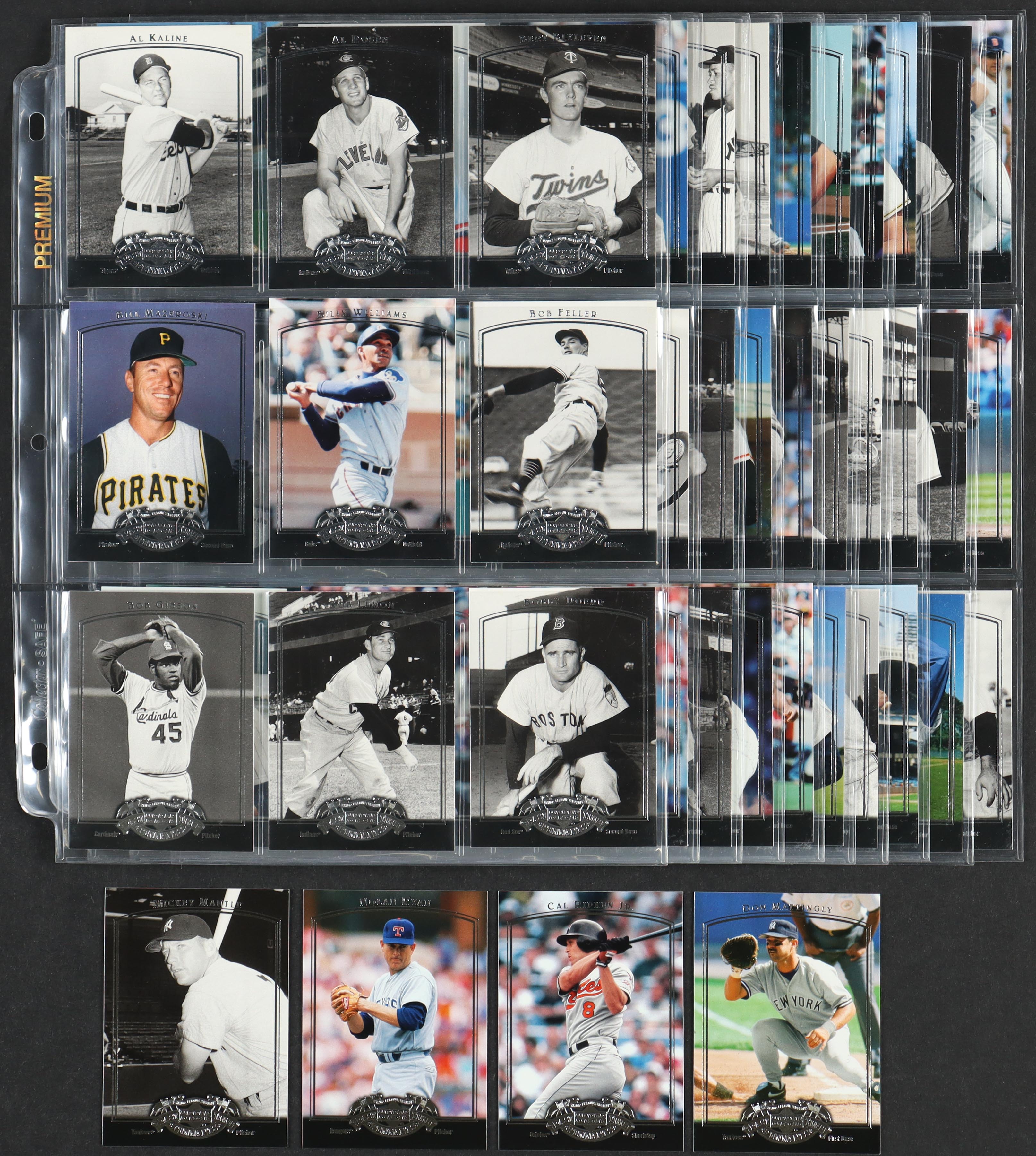 2005 Upper Deck Past Time Pennants In Binder Includes Nolan Ryan #59, Mickey Mantle #56, Cal Ripken Jr. #13 & Don Mattingly #20 at PristineAuction.com 2005 Upper Deck Past Time Pennants In Binder Includes Nolan Ryan #59, Mickey Mantle #56, Cal Ripken Jr. #13 & Don Mattingly #20 at PristineAuction.com