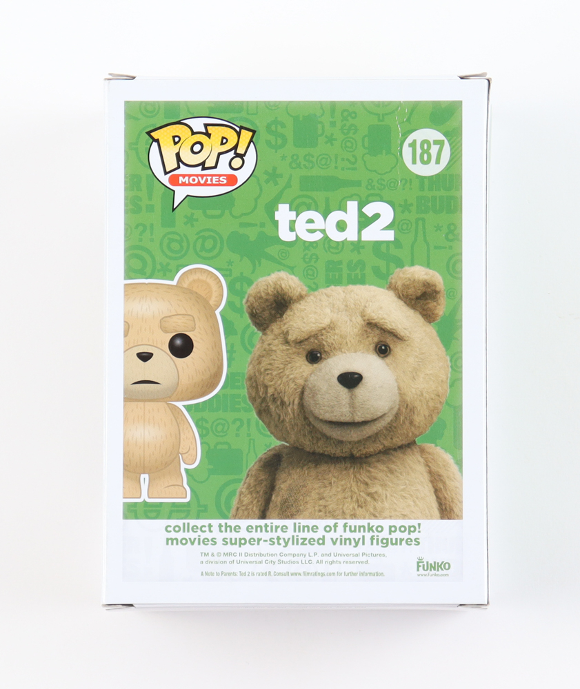 Mark Wahlberg Signed "Ted 2" #187 Ted Funko Pop! Vinyl Figure (JSA) at PristineAuction.com Mark Wahlberg Signed "Ted 2" #187 Ted Funko Pop! Vinyl Figure (JSA) at PristineAuction.com